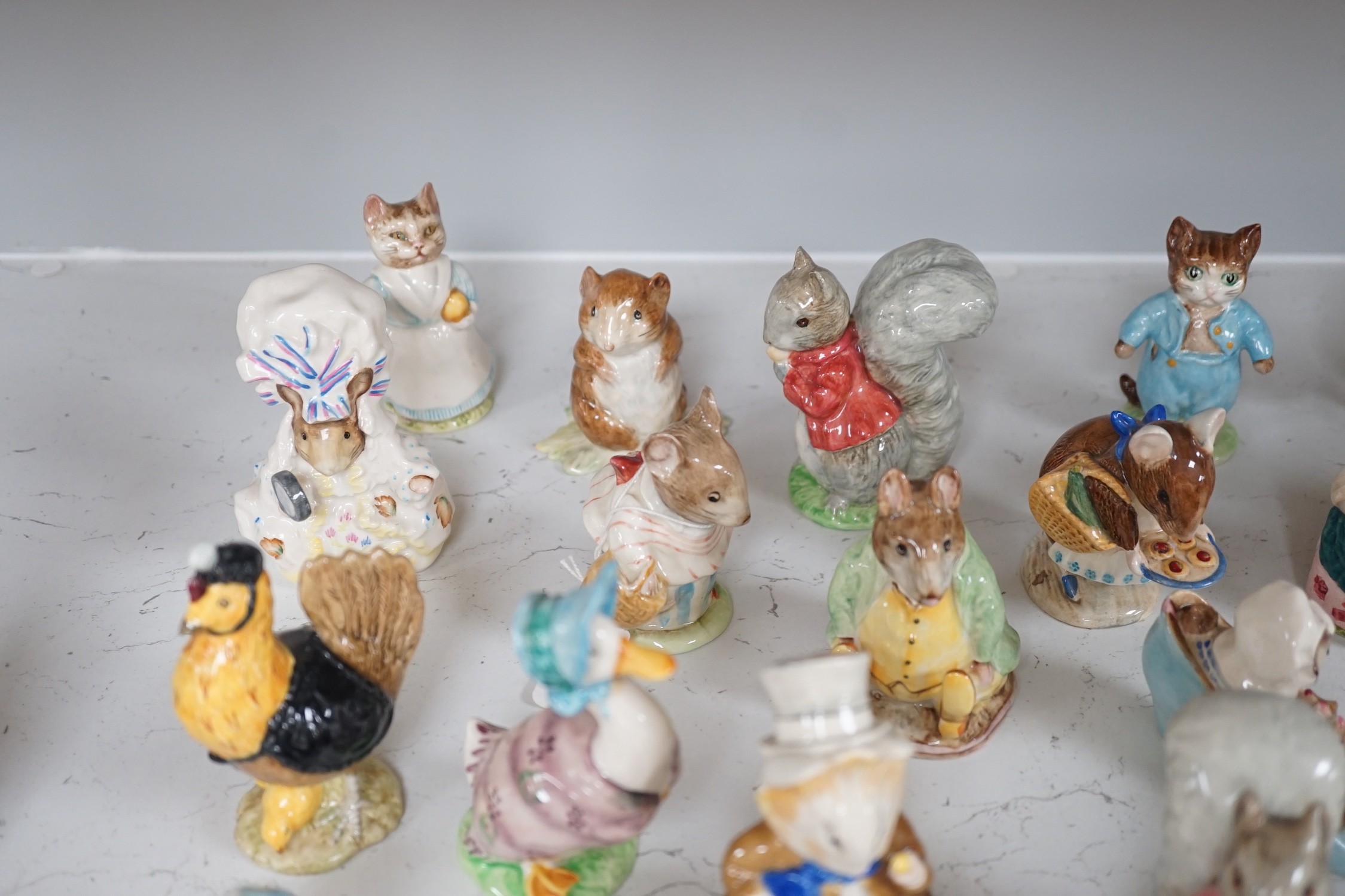 A collection of 24 Beswick Beatrix Potter animals